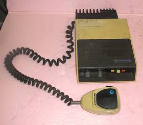 D341ga3 Motorola Maxar 2-channel Radio With Microphone Model 300ak