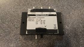 Eq000103a01 Motorola Apx Triplexer Vhf Uhf 700/800 Kenwood Harris Radio Moblie