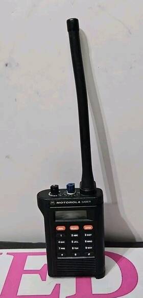 H44sak7139an Motorola Saber Handie-talkie Radio For Parts Read Fm
