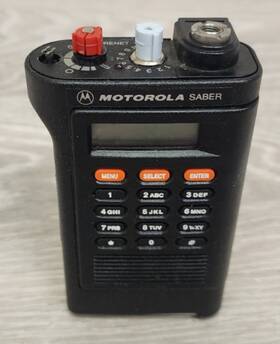 H995qx Motorola Saber Q65h Handie Talkie Walkie Radio As Is Untested #cw