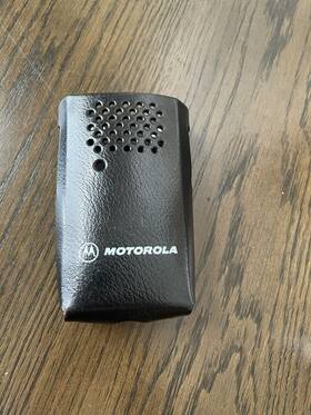 Hln9898a Motorola Oem Leather Carry Case For Wireless Radio/walkie Talkie