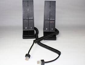 Hmn3000b-1115 Motorola Lot Of 2 Two Way Desktop Base Station Console Microphone