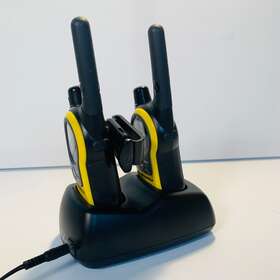 Mh23or Motorola Walkie Talkie 2-way Radios Handset Calling System Yellow - Black Charger