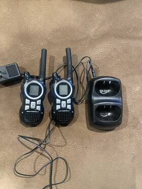 Mrv350r Motorola Two Ways Handheld Radio Walkie Talkie Needs Battery