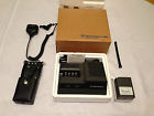 Motorola Mt 1000 Battery ~ Charger Mic Leather Case Antenna See Descript