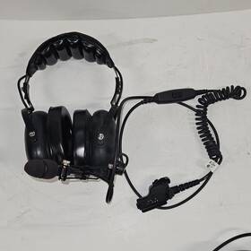 Nntn6258a Motorola Tactical Noise Canceling Headset With Mic And Ptt - Used