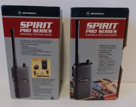 P24dem23f2aa Motorola Spirit Untested Two Way Radios Demo Unit Su21c
