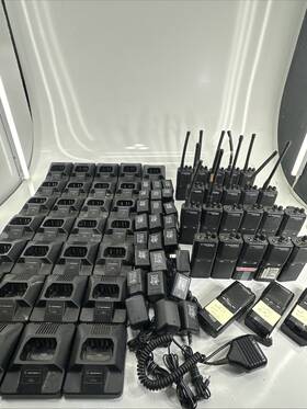 P932zrc90c2aa Motorola 25 Radius P1225 Portable Two Way Radio Surplus Tested 4power Only Read