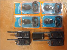 Pmln4740a Motorola Lot Of Mag One Bpr40 Portable Two-way Radio Aa W. Accessories No Charger