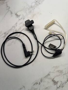 Pmln8343a Motorola 2-wire Secret Service Style Surveillance Kit With Acoustic Tube