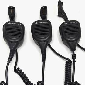 Pmmn4065 Motorola Ip57 Submersible Push-to-talk Portable Speaker-mic Lot Of 3