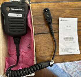 Pmmn4106ablk Motorola Pmmn4106 Xe500 Remote Speaker Microphone With Ch Knob Black