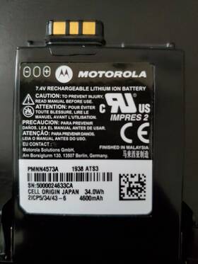Pmnn4573 Motorola Apx Battery