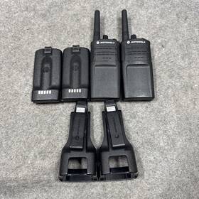 Rva50ul Motorola Two-way Radios Lot Of 2 Vhf 8-channel Tested With Batteries