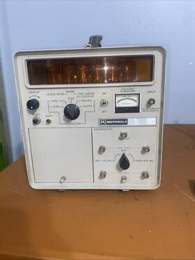 S1075c Motorola Vintage Digital Frequency Counter Meter Nixie Tube Display
