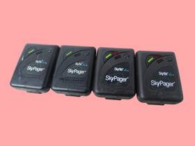 Motorola Shs2355-11 Lot Of 4 Skytel Skypager Vintange Black Sky Tel