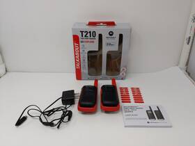 Motorola Solutions 748091019593 T210 Talkabout Two-way Radios 22 Channel 20 Mile Rechargeable 2 Pack