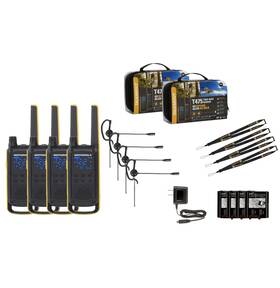 Motorola Solutions Mot-t475 Talkabout T475 Two Way Radio 4-pack License-free Frs 22 Channels