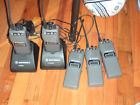 Su42 Motorola Spirit Radio Set Of Five Plus 2 Chargers Proffesional 2-way Radios