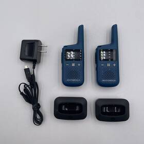 T383 Motorola Solutions Talkabout Two-way Radios Blue 2 Pack