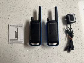 T802 Motorola Talkabout Portable Frs Two-way Radios Emergency Preparedness