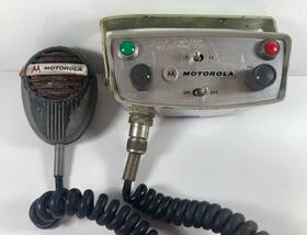 Tcn6001af-1 Motorola Vintage 1960s T-power 2 Frequency Control Head And Metal Microphone 12e