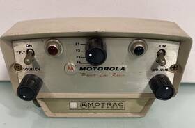 Motorola Tcn6098ck Vtg Police No Trac Fm Radio Model