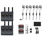 Mott200tp6pkhs Motorola Twoway Radios Talkabout Pack Set Ptt Mic 642709144489