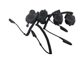 10042922 Msa Lot Of 4 Helmet Communications System