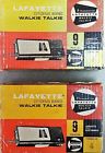 9-transistor N-a Lafayette Pair Of Vintage