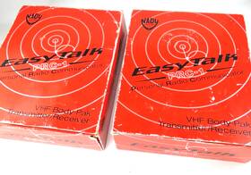 Prc-1 Nady Easy Talk Personal Radio Communicator 1983 System Nos 2 Set-untested