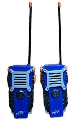 004-820 Nerf Mid#004-820 Morse Code By Hasbro 2020 Pair Walkie Talkie Set Belt Hook Works Ships Free