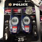 New Cobra Microtalk Walkie Talkies - 25 Mile Range Police Black Sealed Nib