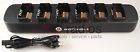Rdu2080d New Motorola 6 Unit Gang Charger Rln6309a Rdx Rdu2020 Rdv2020 Cp110