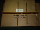 New Yagi Base Antenna Uhf 450 - 470 3 Elements 7.1 Dbd Gain Welded Quality
