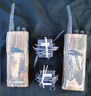Nice Clen Pair Motorola Camo Talkabout Distance Dps Walkie Talkie Used