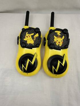 Pk-210pi Nintendo Pokemon Pikachu Long Range Walkie Talkies Working And Tested
