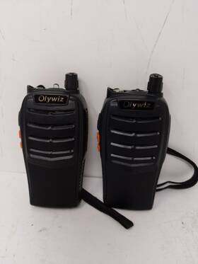1104-82804 Olywiz Walkie Talkies For Adults 16 Channels Rechargeable With Flashlight