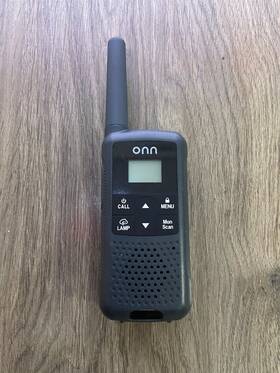 19wt004 Ona 22 Channel 1 Walkie Talkie Digital Monitor Portable - Black