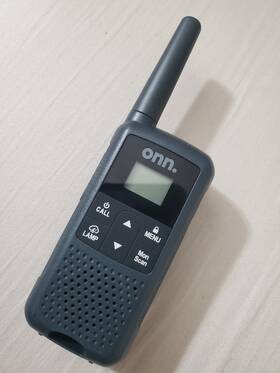 100068732 Onn 16 Mile Range Walkie Talkie 1 Single