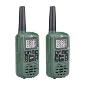 L3twd003-cs-r-us Ozark Trail Two Way Walkie Talkie Ipx4 22 Channel Green 2 Pack
