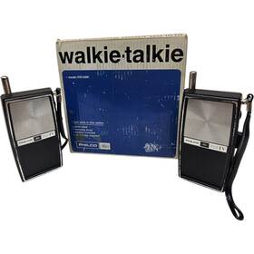 Rw-14 Philco Pair Of Vintage Ford Walkie Talkies Solid State Iv Original Package