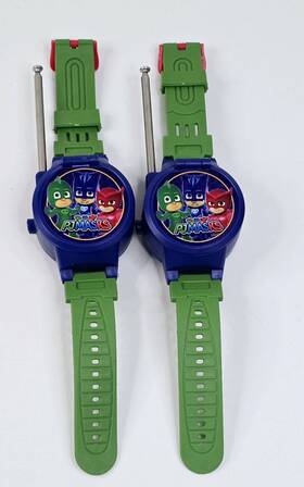 Pjmasks 196927193380 2pcs Walkie Talkie Wrist Watch Indoor/outdoor Two-way Interphone Kid Toy