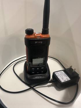 P11uv Pofung Two-way Radio Black/orange