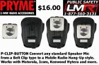 Pryme Speaker Mic To Mobile Hanger