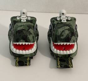 Mq-21 Qichuang Toys Factory Dinosaur Walkie Talkies For Kids 2 Pack Camping Gear T-rex Tested And Working