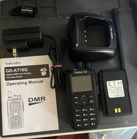 Gd-at10g Radioddity Gd-at10 10w Ufh Dmr Handheld Ham Radio Digital Analog Long Range