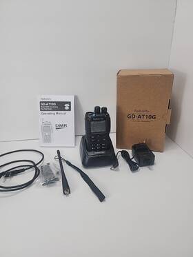 Gd-at10g Radioddity 10w Ufh Dmr Handheld Ham Radio Digital Analog Long Range