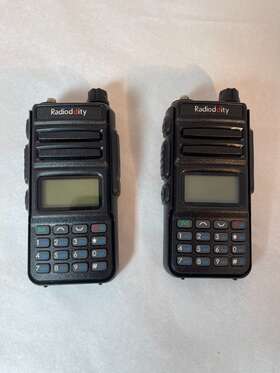 Gm-30 Radioddity Gmrs Radio 5w Dual Band Sanner Sync Noaa Typc-c Charging