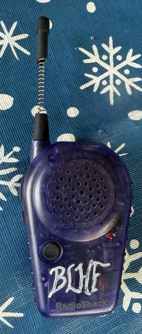21-1814 Radioshack Vintage Radio Shack Kids Walkie Talkies 2 Way Radios Atomic Purple Nintendo